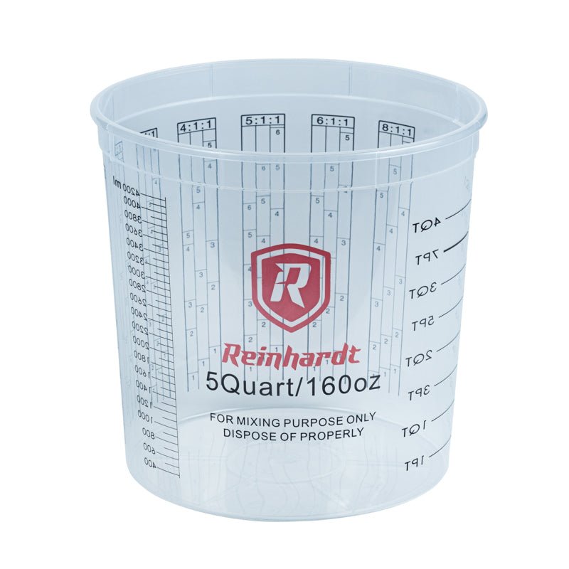5 Quart Mixing Cup "Box of 120 Cups" - Sundries - Reinhardt | Floor Coating Warehouse