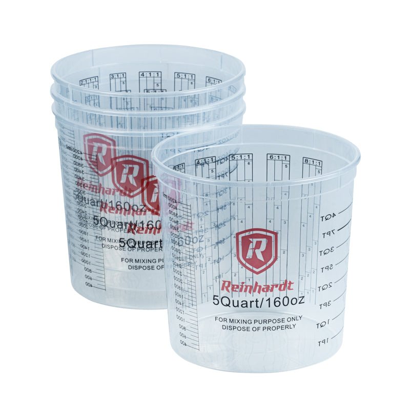 5 Quart Mixing Cup "Box of 120 Cups" - Sundries - Reinhardt | Floor Coating Warehouse