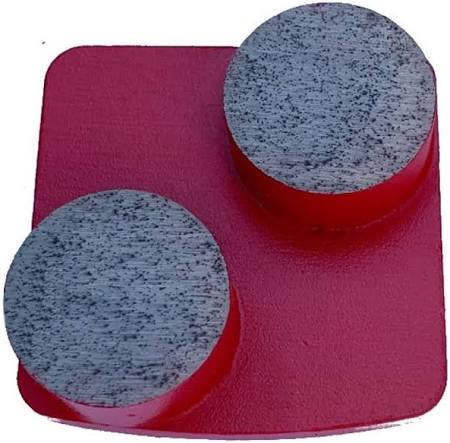 Husqvarna 16 Grit Medium Bond Double Button Diamond Tool (Pack of 6) - Blades - OX | Floor Coating Warehouse