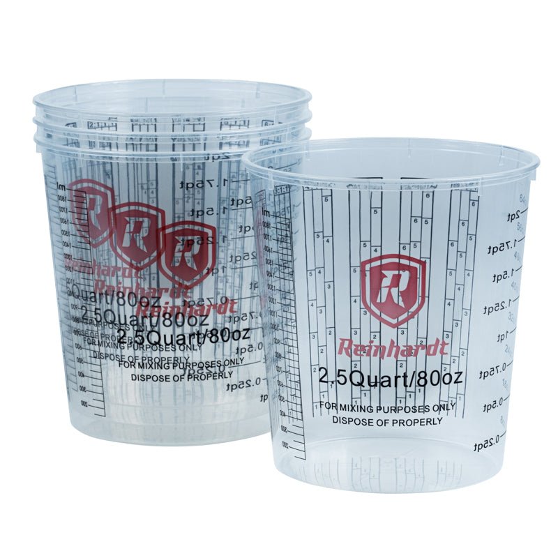 2.5 Quart Mixing Cup "Box of 200" - Sundries - Reinhardt | Floor Coating Warehouse