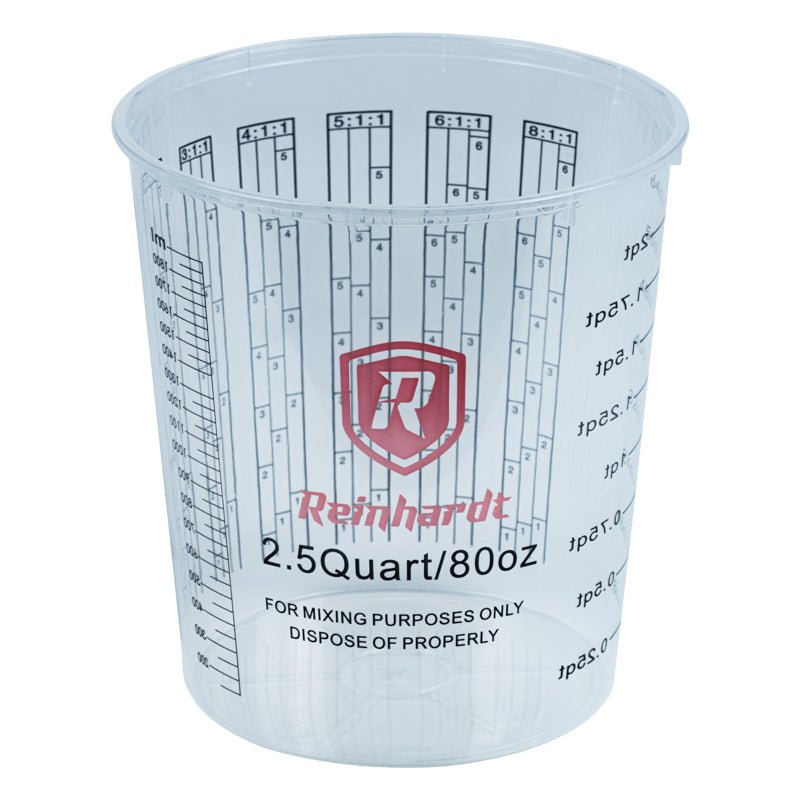 2.5 Quart Mixing Cup "Box of 200" - Sundries - Reinhardt | Floor Coating Warehouse