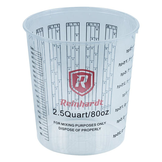 2.5 Quart Mixing Cup "Box of 200" - Sundries - Reinhardt | Floor Coating Warehouse