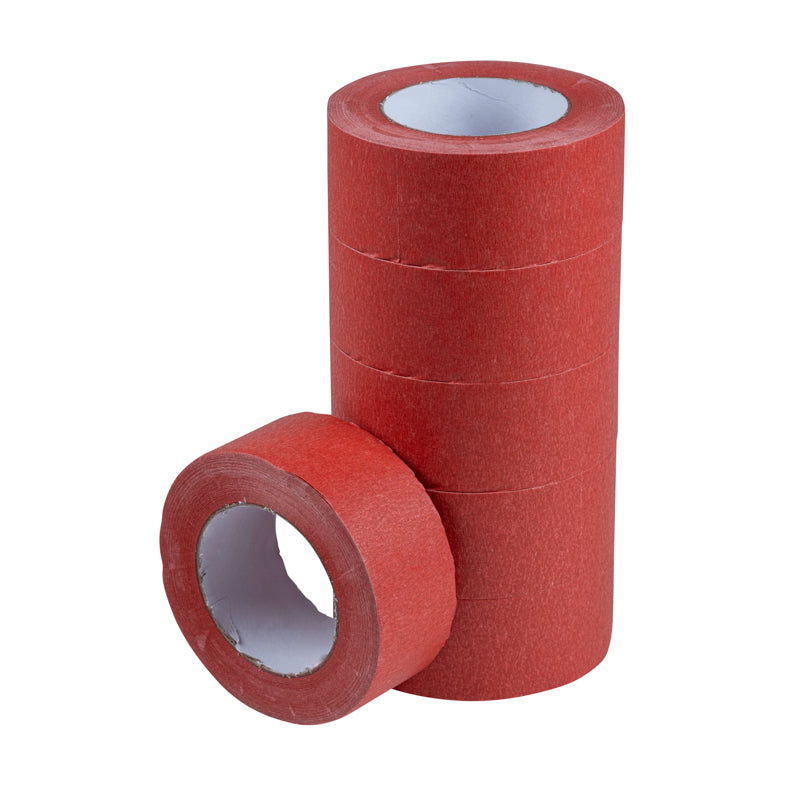 2" Red Masking Tape "Pack of 6 Rolls"